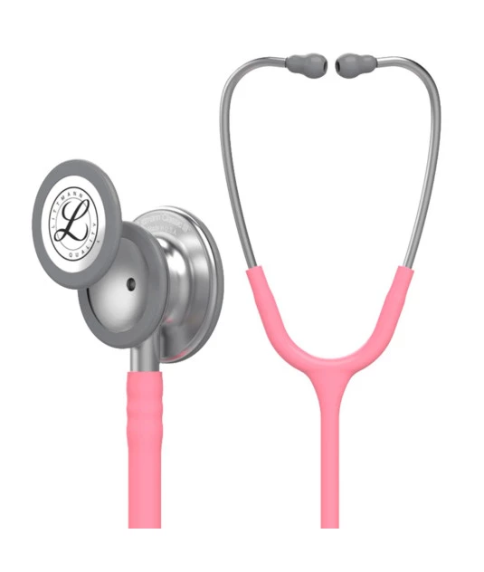 Estetoscópio Littmann Classic III Adulto Rosa Pérola