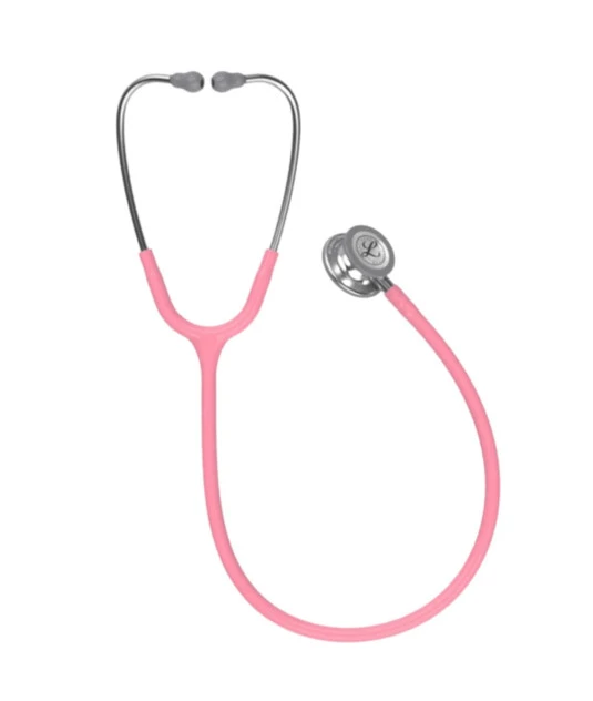 Estetoscópio Littmann Classic III Adulto Rosa Pérola
