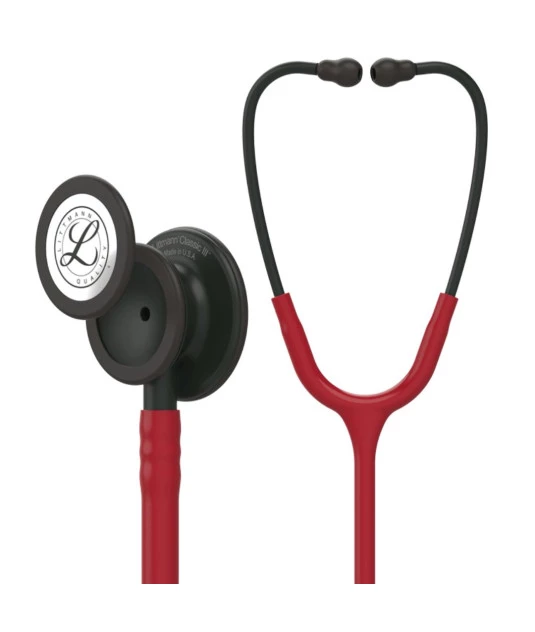 Estetoscópio Littmann Classic III Adulto Vinho Black Edition