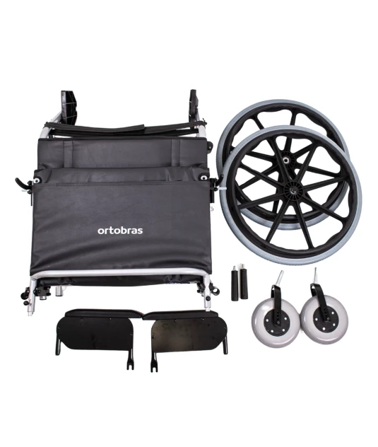 Cadeira de Rodas Gazela Ultra Lite Obeso Ortobras