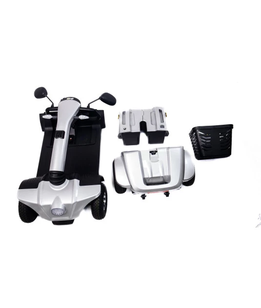 Cadeira de Rodas Motorizada Scooter Elétrica Dobrável até 150kg