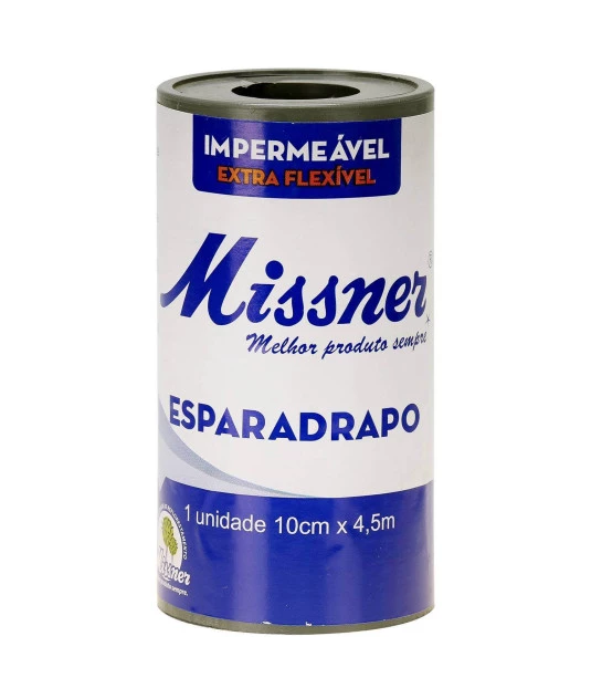 Esparadrapo com Capa Missner 10x4.5mt Branco