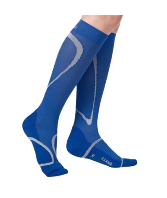 Meia Esportiva Performance 20/30mmHg AD Panturrilha Azul Sigvaris + E-book