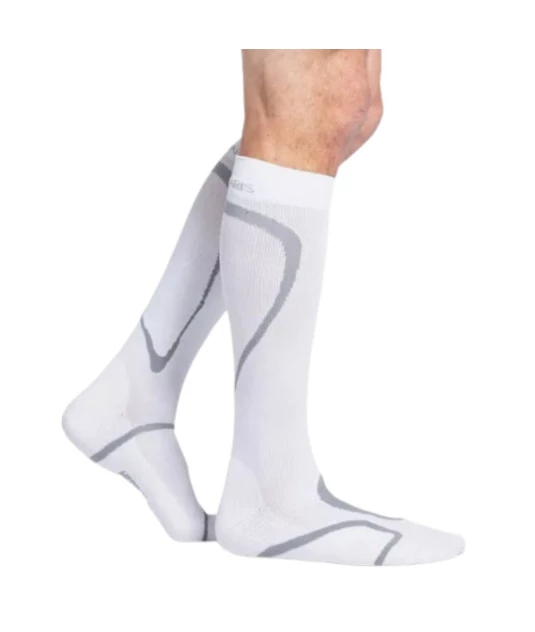 Meia Esportiva Performance 20/30mmHg AD Panturrilha Branco Sigvaris + E-book