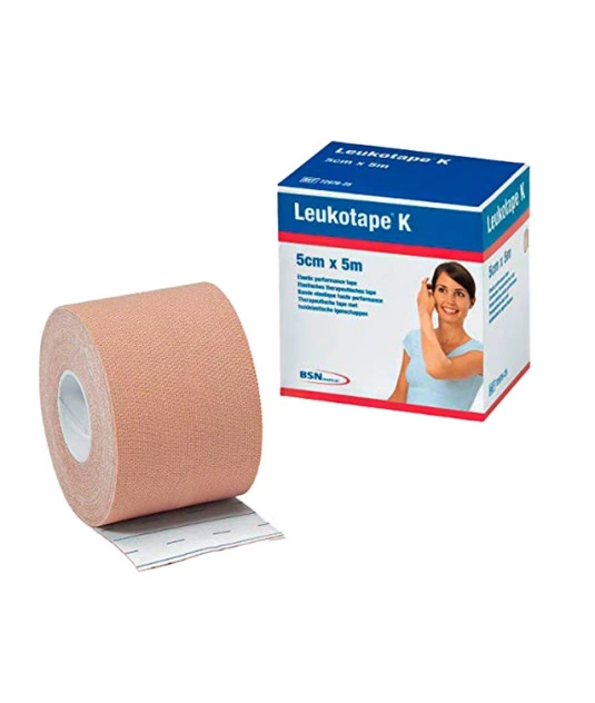 Bandagem Elástica Leukotape K 5cm x 5m Bege BSN
