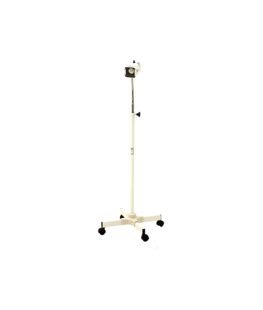 Foco Clínico Santa Luzia com Rodízios e Lâmpada Halogênea SL1081C