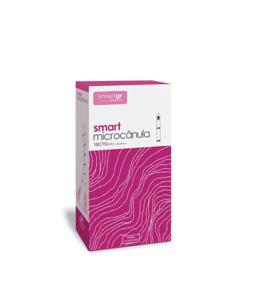 Microcânula 18G X 70mm c/ 10un - Smart GR