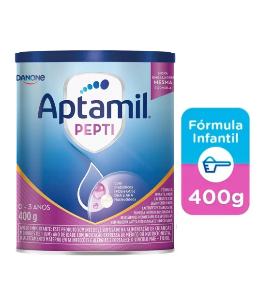Aptamil Pepti 400g - Para Alérgicos a Leite de Vaca/Soja Danone & E-book