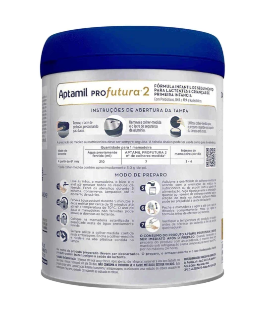 Aptamil 2 Profutura 6-12 Meses 800g Danone & E-book