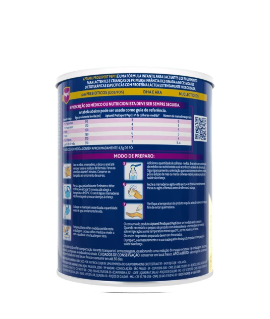 Aptamil Pepti 400g - Para Alérgicos a Leite de Vaca/Soja Danone & E-book