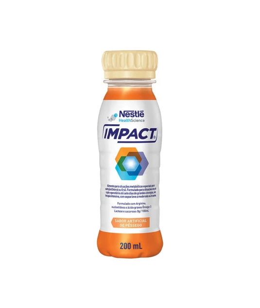 Impact 200ml Pêssego Nestle - 10 unidades