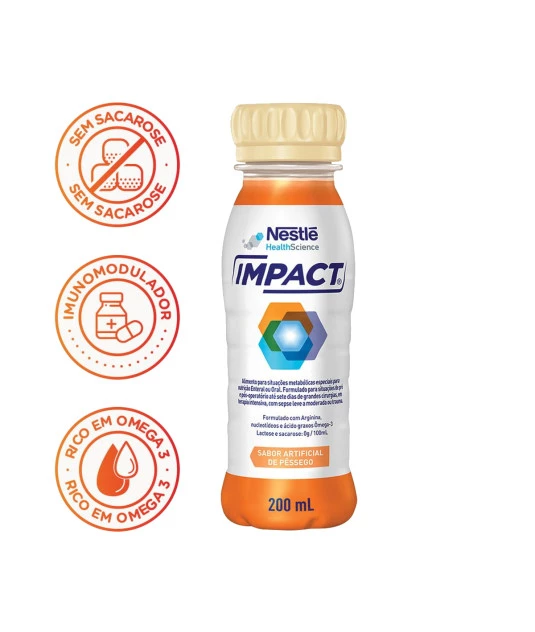 Impact 200ml Pêssego Nestle