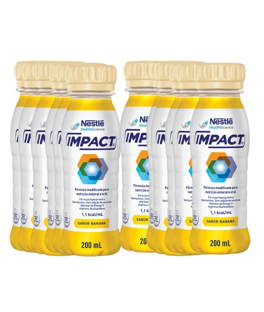 Impact 200ml Banana 10 Unidades Nestle