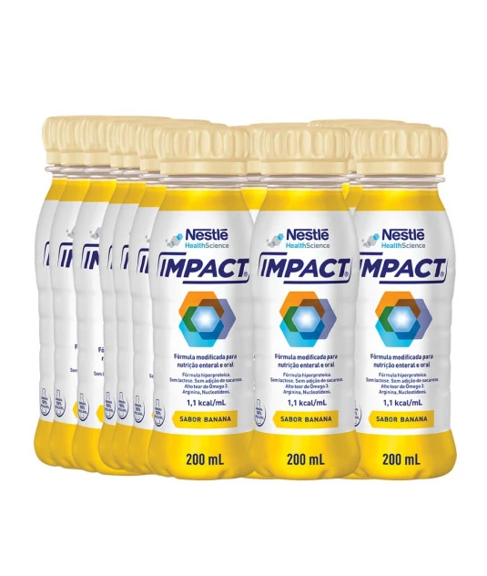 Impact 200ml 24 Unidades de Banana Nestle
