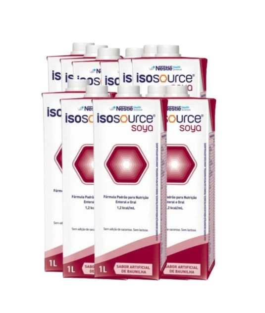 Isosource Soya 1.2kcal 1000ml Kit 12und Nestle + E-book