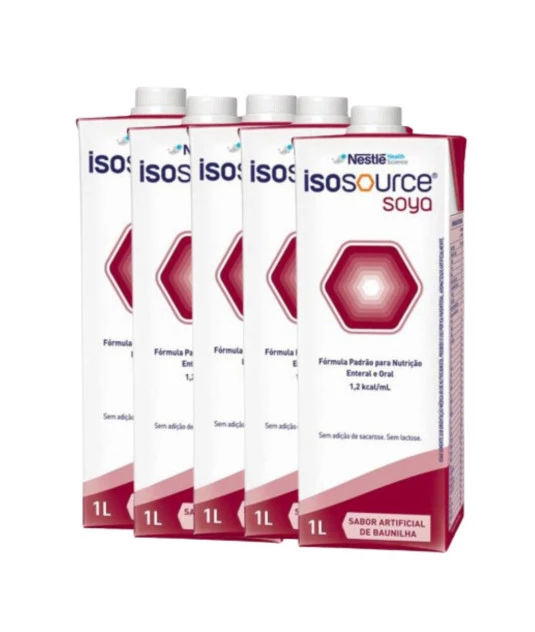 Isosource Soya 1.2kcal 1000ml Kit 5und Nestle + E-book