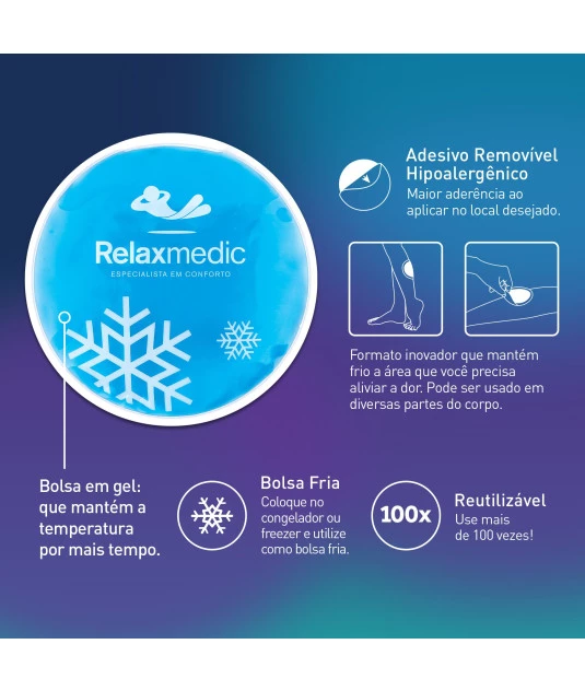 Bolsa Térmica Compressa Adesiva Relaxmedic