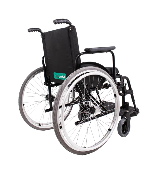 Cadeira de Rodas Alumínio Ortomobil MA3 SLIM Dobrável em X