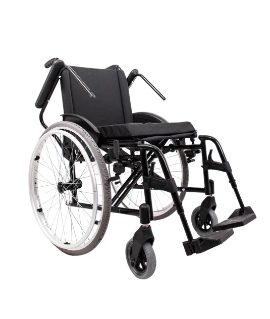 Cadeira de Rodas Alumínio Ortomobil MA3 SLIM Dobrável em X
