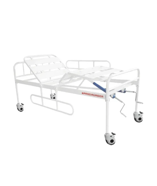 Cama Fowler Pro2 em Chapa c/ Grades E Rodízio Procirurgica