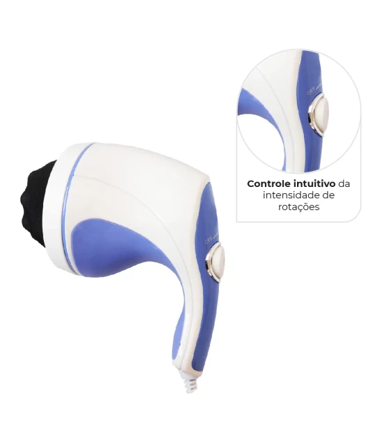Massageador Corporal Orbital 3 em 1 - Dellamed - Tonifica, Reduz Celulite e Melhora a Circulação