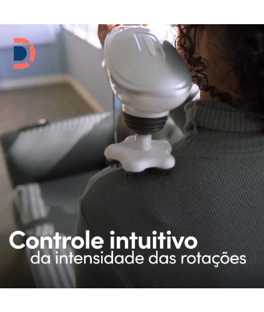 Massageador Corporal Hammer com 5 Discos Massageadores - Dellamed -  Alívio de Dores, Relaxamento e Combate à Celulite