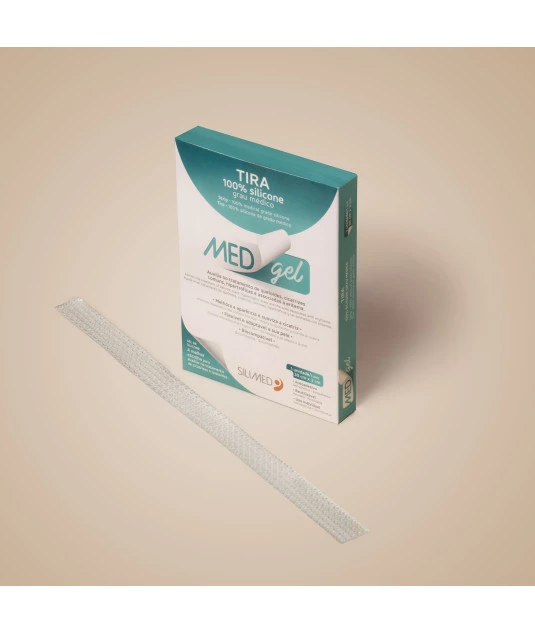 Medgel Tira Silicone Cicatrizante e Queloides 30x2cm 2 Und Silimed