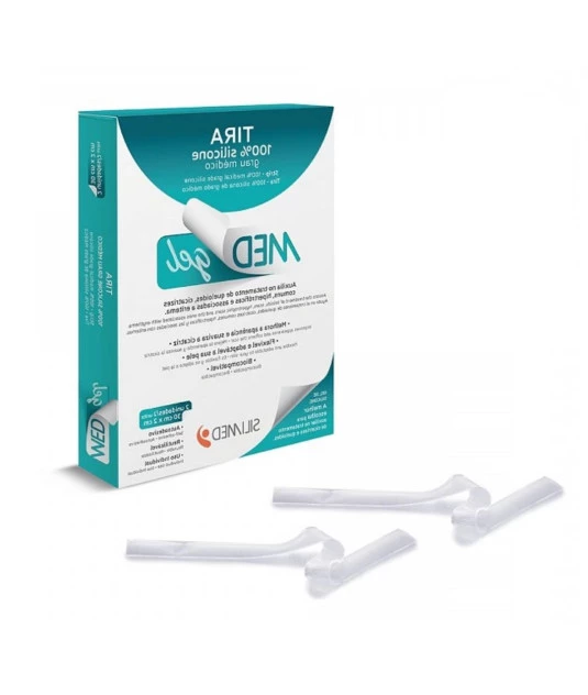 Medgel Tira Silicone Cicatrizante e Queloides 30x2cm 2 Und Silimed