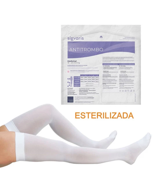 Meia de Compressão 7/8 Sigvaris Antitrombo 18-23 mmHg