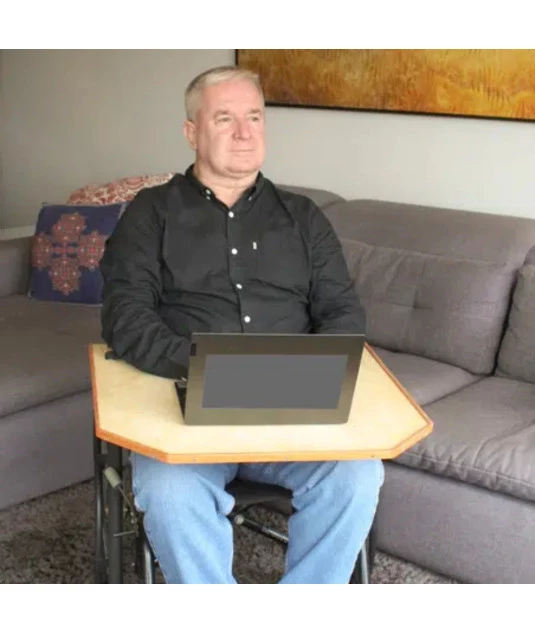 Mesa de Atividade e Refeição para Cadeira de Rodas Universal - Longevitech