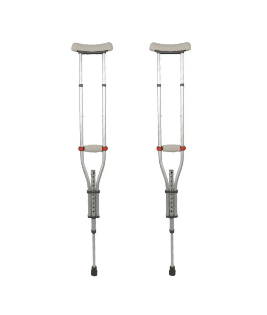 Muleta Axilar D7 Universal em Alumínio Dellamed