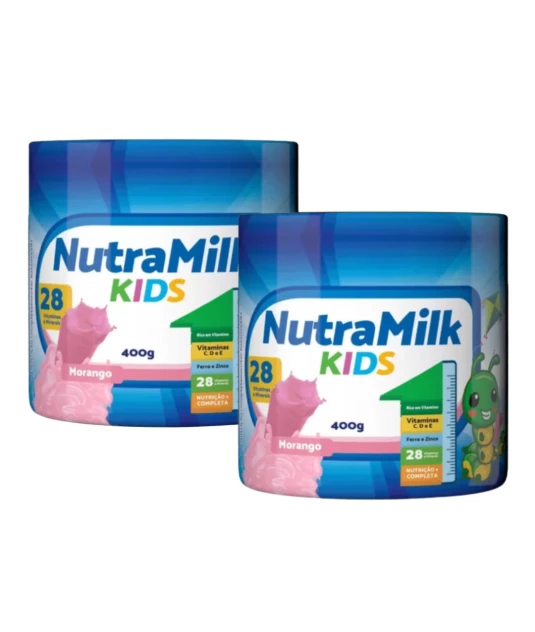 Nutra Milk Kids Kit 2 Unidades Complemento Alimentar Infantil 800g 