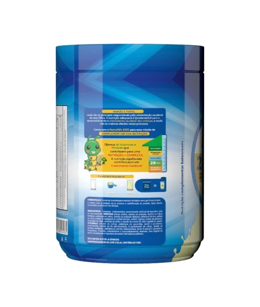 Nutra Milk Kids Complemento Alimentar Infantil 800g - Chocolate
