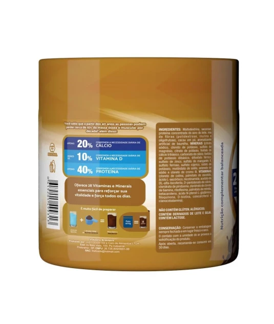 Nutra Senior Adulto 50+ Complemento Alimentar 400g - Sem Sabor