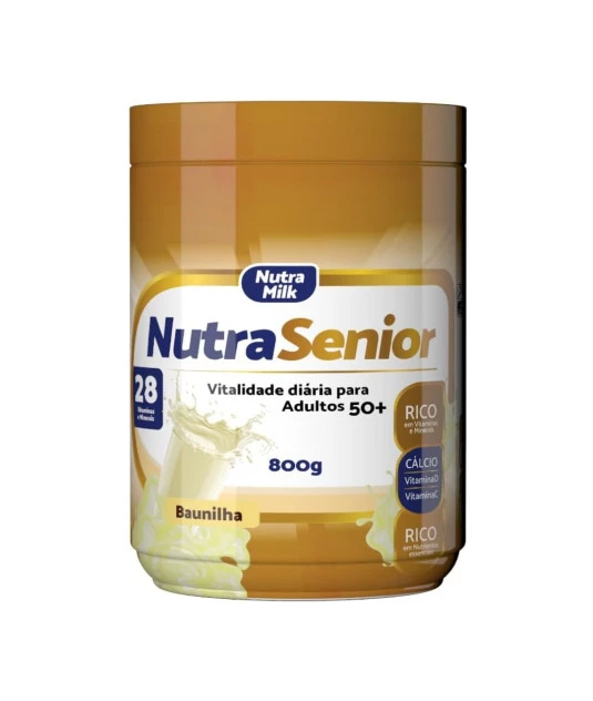 Nutra Senior Adulto 50+ Complemento Alimentar 800g - Chocolate 