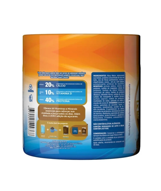 Nutra Senior Adulto 50+ Diabetics Care Zero Açucar 400g - Chocolate