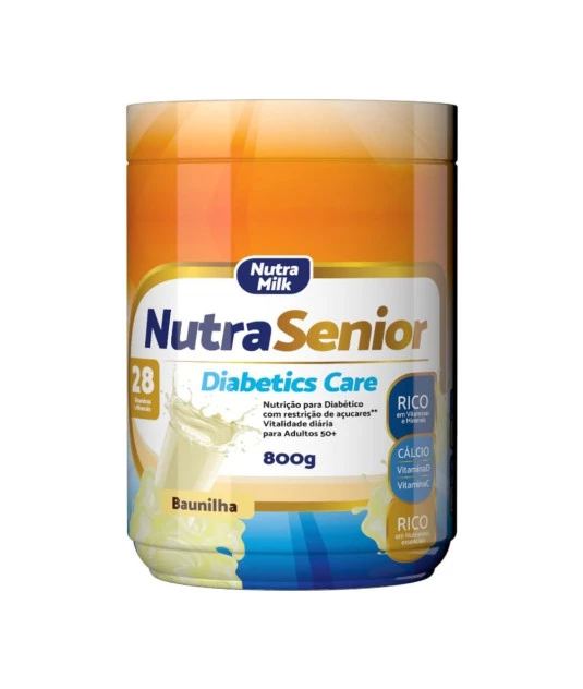 Nutra Senior Adulto 50+ Diabetics Care Zero Açucar 800g 