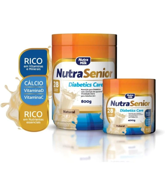 Nutra Senior Adulto 50+ Diabetics Care Zero Açucar 800g 