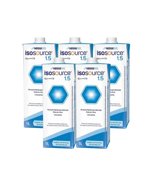 Isosource 1.5 1000ml Kit 5und Nestle & E-book
