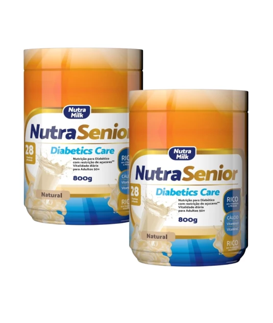 Nutra Senior Adulto 50+ Diabetics Care Zero Açucar 800g - Sem Sabor