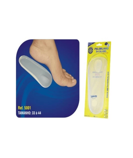 Palmilha 3/4 para Compensação 5mm Ortho Pauher Direita