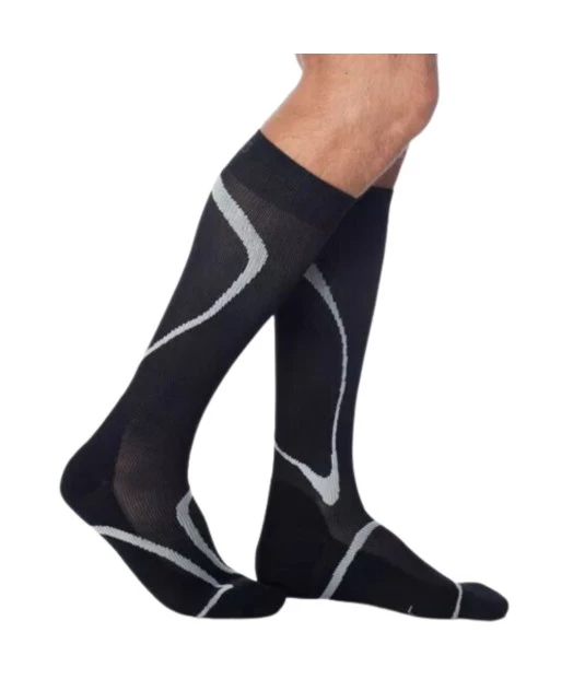 Meia 520NAD - 20/30mmHg AD Panturrilha Performance Preta - Sigvaris