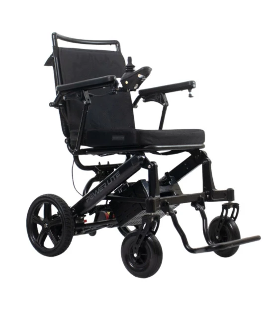 Cadeira de Rodas Motorizada Dobrável Preta POP Power Lite
