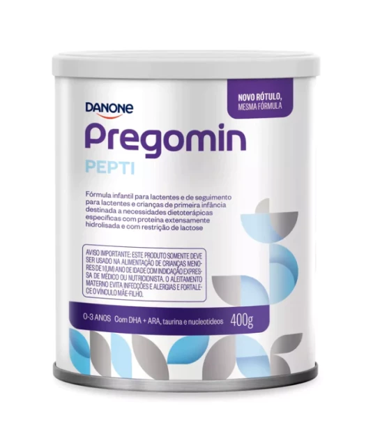 (Kit 2 Un) Pregomin Pepti 400g - Danone + E-book: Guia Completo de Introdução Alimentar