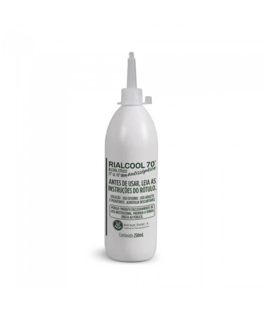 Álcool 70% 250 ml Rioquímica