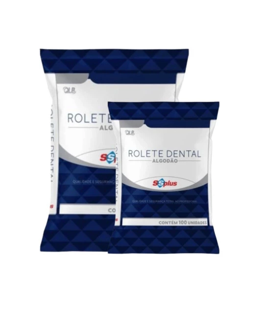 Rolete de Algodão Dental com 100 unidades + E-book