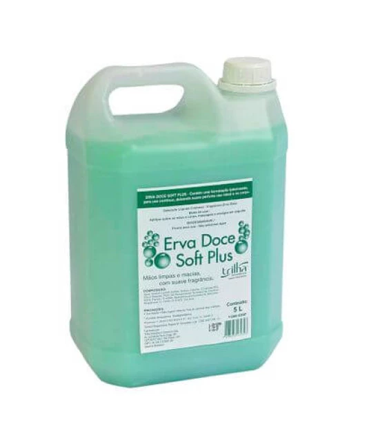 Sabonete Liquido Erva Doce Soft Plus 5000ml Trilha