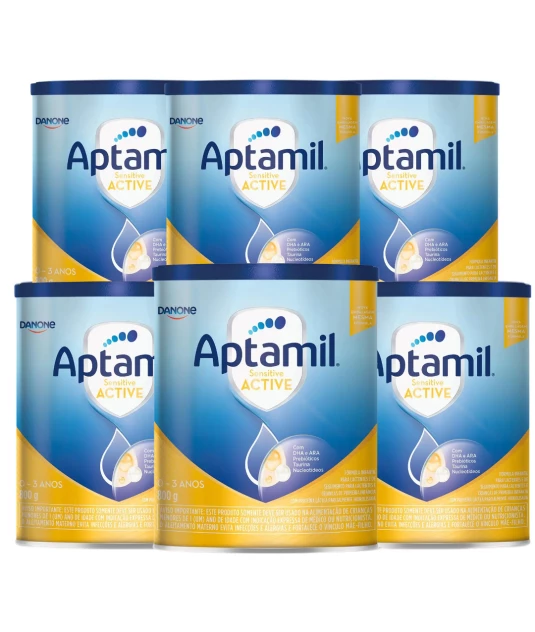 Aptamil Sensitive Active 800g Kit 4 und Danone 