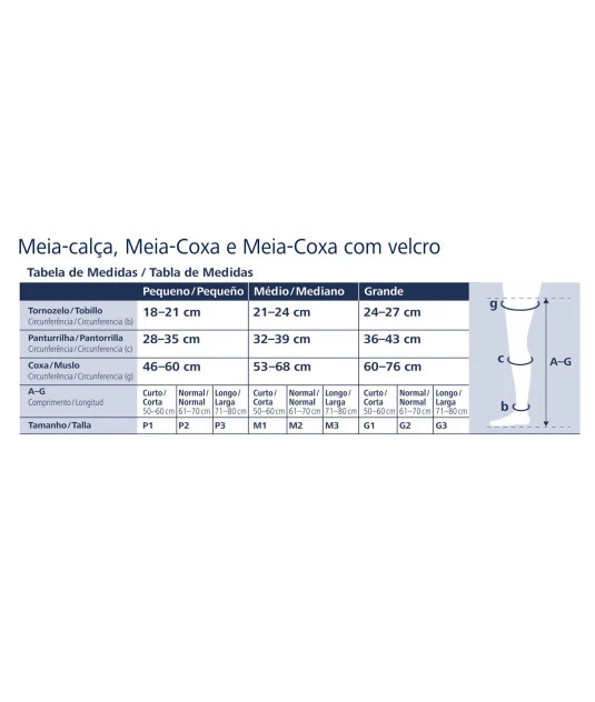 Meia 862 20/30 AT Meia Calça Comfort Normal Sigvaris