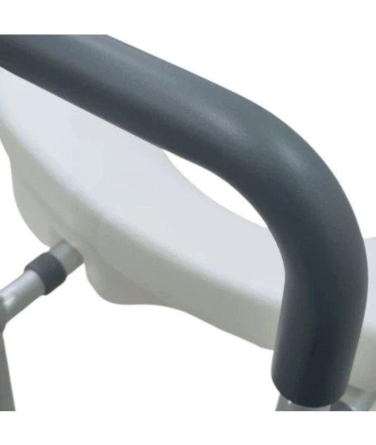 Assento Sanitario Elevado com Barra de Apoio Lateral Pro18